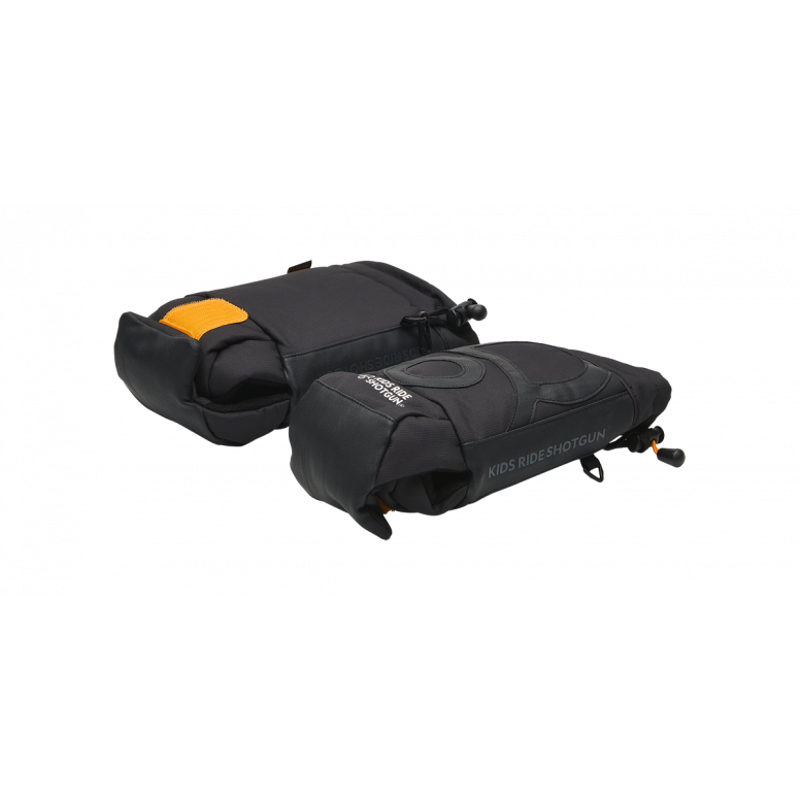 Kids Ride Shotgun POGIES BLACK