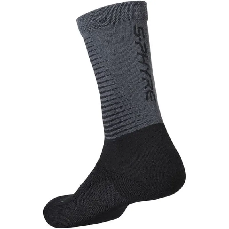 SOCKS S-PHYRE Merino BK/GY-1