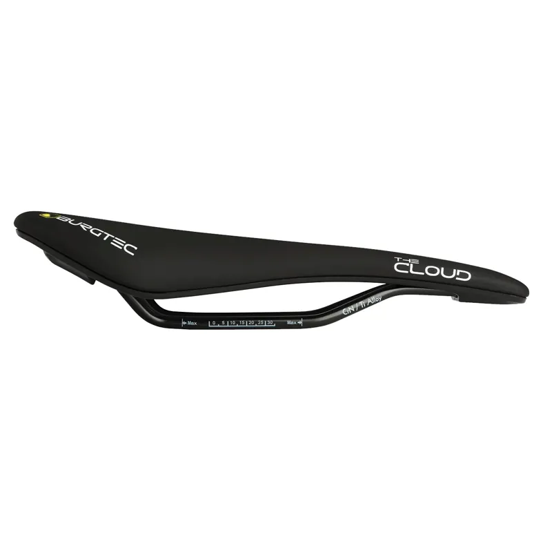 Burgtec The Cloud MK2 Ti Rail Saddle in Black