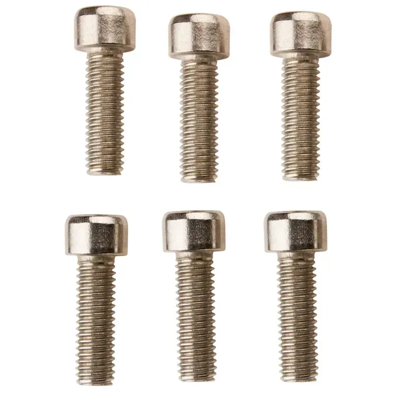 Burgtec Enduro MK3 Stem Steel Bolt Kit in Silver