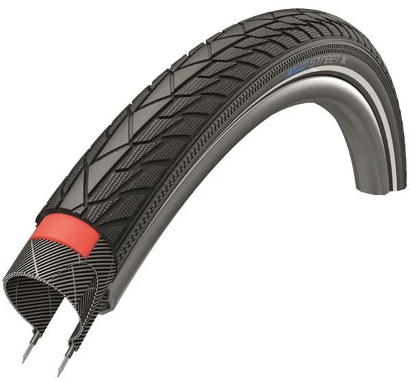 XLC Street X 700x40c Puncture Protection Tyre in Black