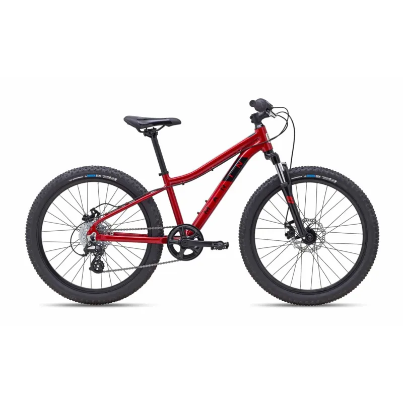Marin Bayview Trail 24in Kids Mountain Bike in Red/Black