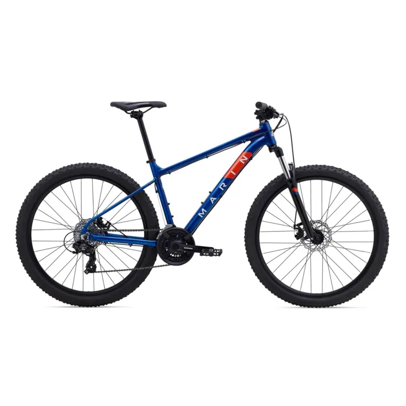 Marin Bolinas Ridge 1 27.5 Mountain Bike in Blue/Off-White/Roarange