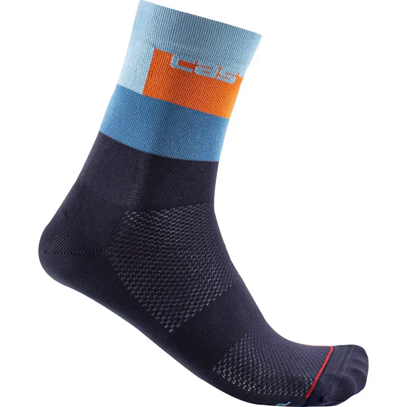 Castelli Blocco 15 Socks in Belgian Blue
