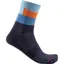 Castelli Blocco 15 Socks in Belgian Blue