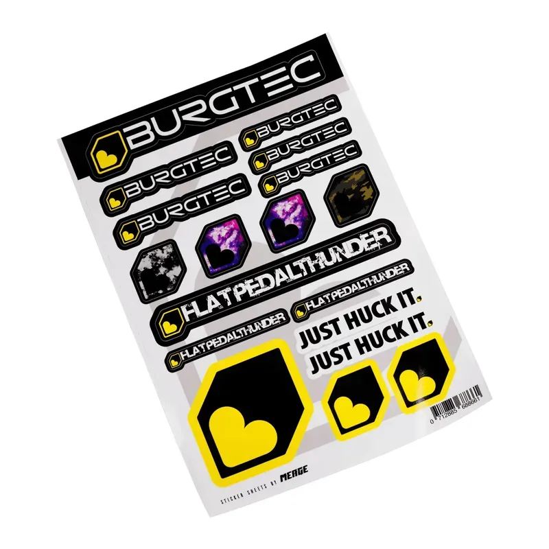 BURGTEC STICKER SHEET