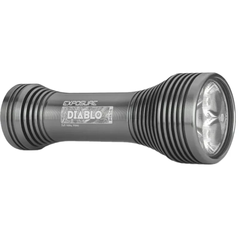 Exposure Diablo Mk15 Helmet/Handlebar Light Gun Metal Black