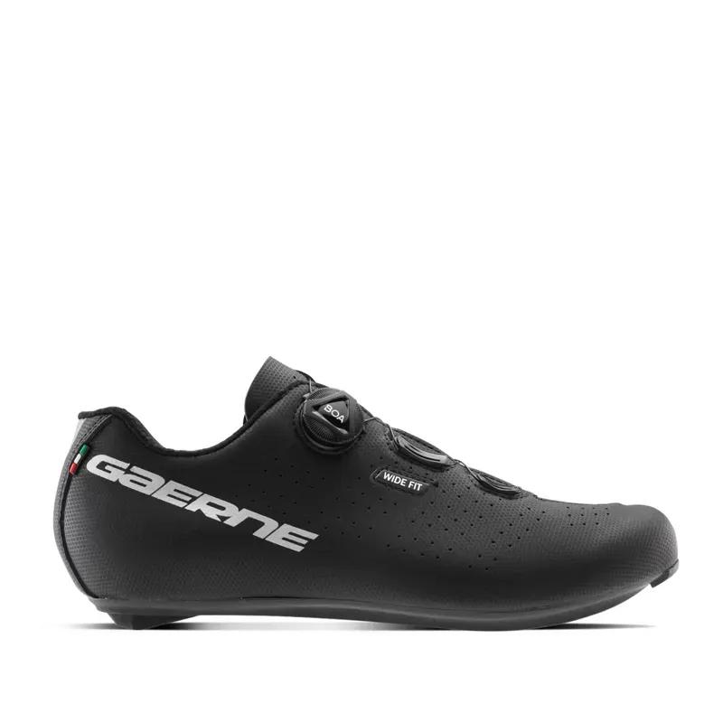 Gaerne Sprint Wide Road Cycling Shoes 2025: MATT BLACK 4
