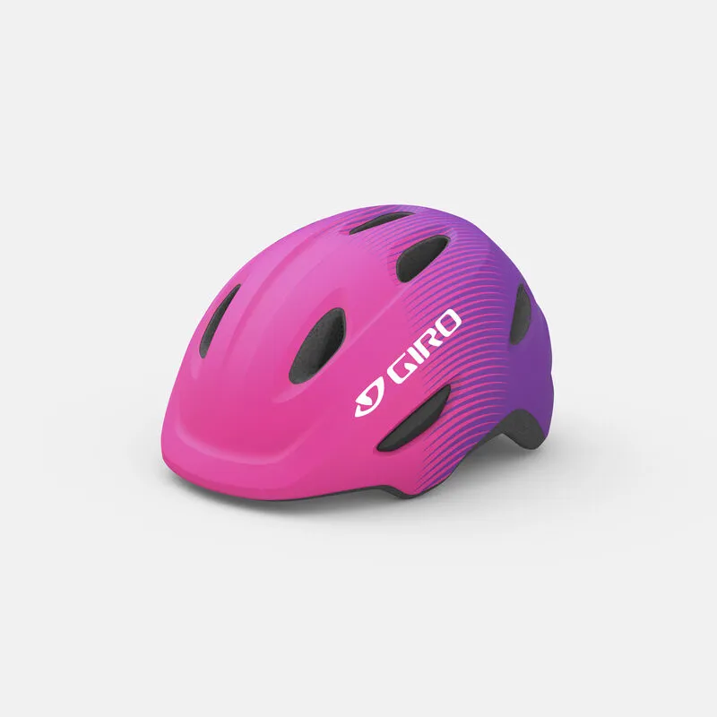 Giro Scamp Youth Helmet in Matte Pink/Purple Fade