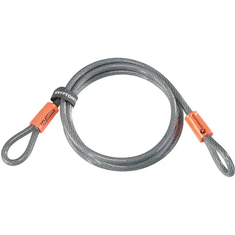 Kryptonite Kryptoflex 7ft Cable Lock in Grey/Orange