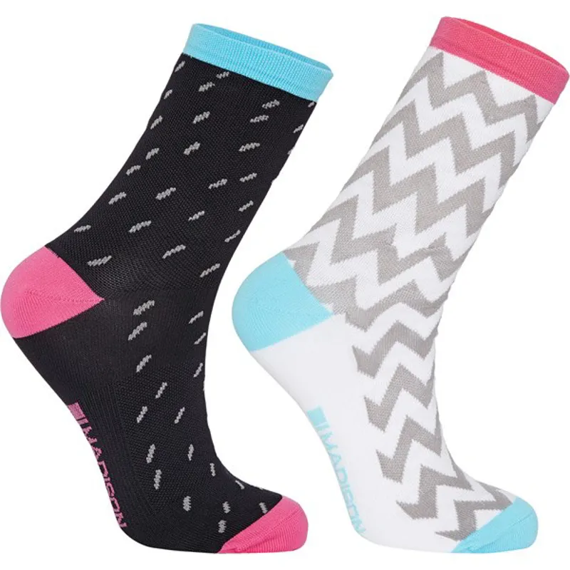 Madison Stive 2 Pack Socks in Black