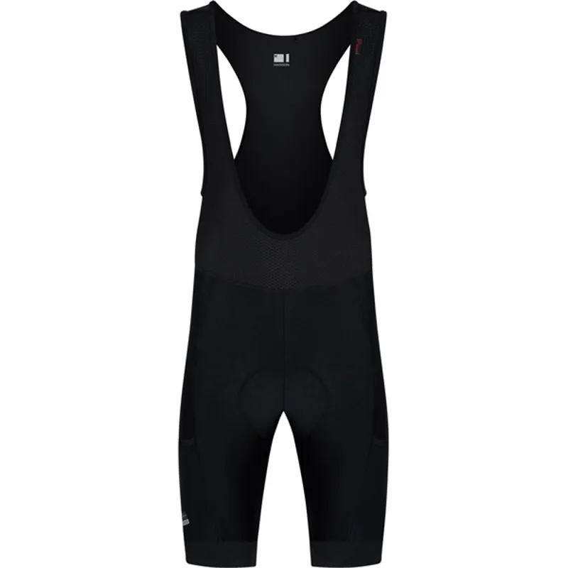 Madison Roam Mens Cargo Bib Shorts in Black 