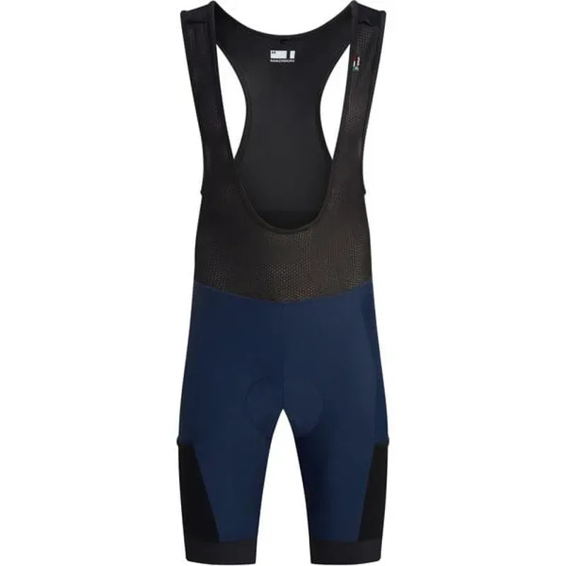 Madison Roam Cargo Bibshorts in Ink Navy
