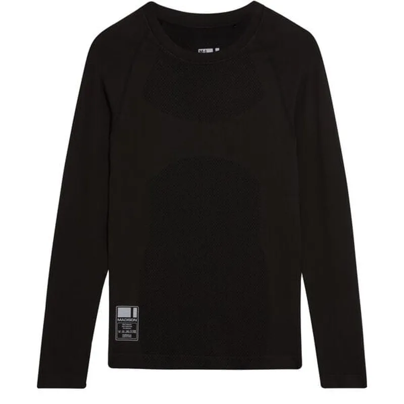 Madison Isoler Mesh L/S Men's Baselayer in Black