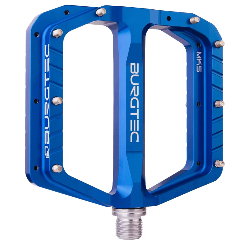 Burgtec Penthouse flat MK5 Flat Pedals Blue