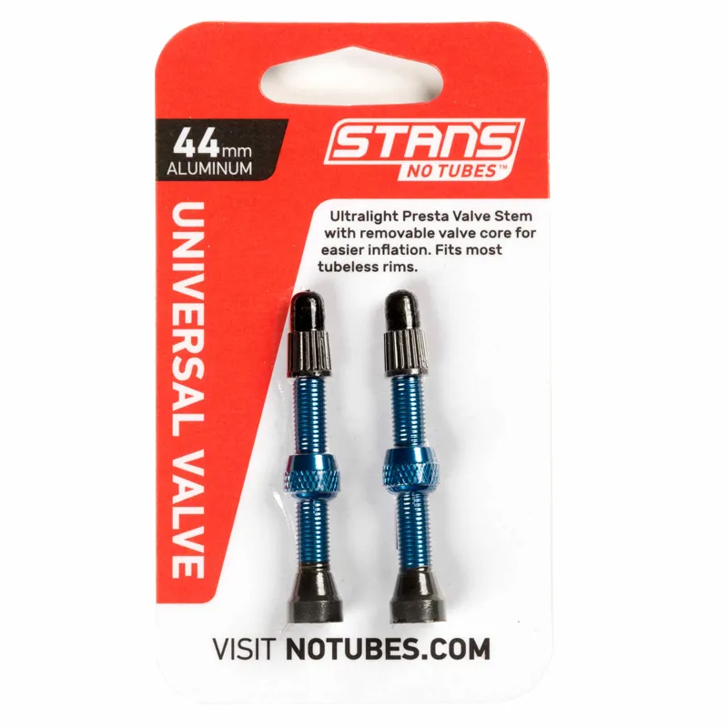 NoTubes Universal Presta Coloured Alloy Valve Stems Blue-1