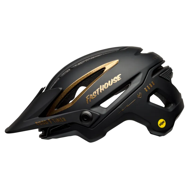 Bell Sixer Mips Mtb Helmet 2021: Fasthouse Matte/Gloss Black/Gold