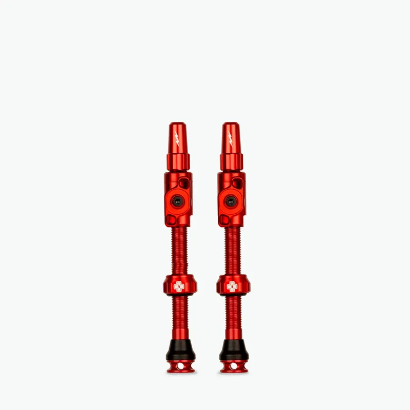 MUC-OFF TUBELESS VALVES BIG BORE LITE LARGE RED