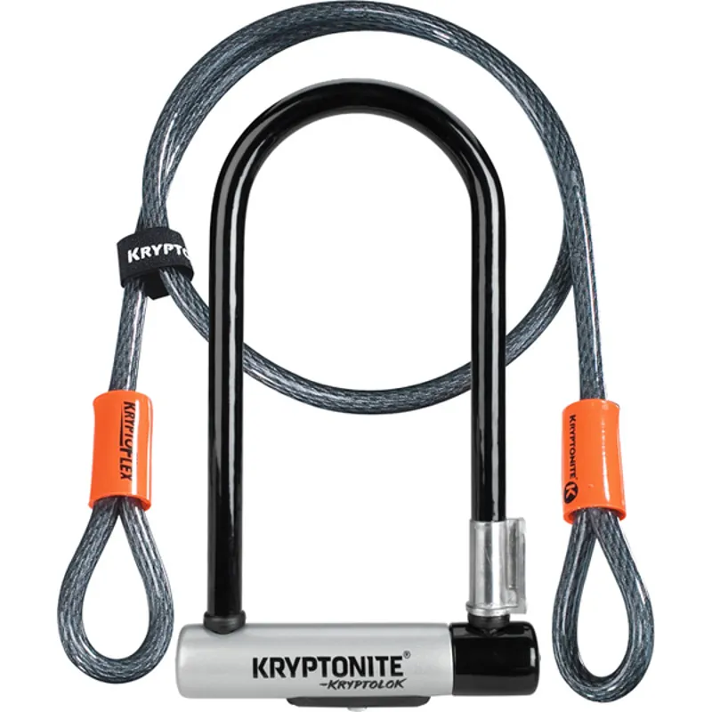LOCK Kryptolok STD/Flex Twinpack Black/ Silver standard with 4 ft kryptoflex
