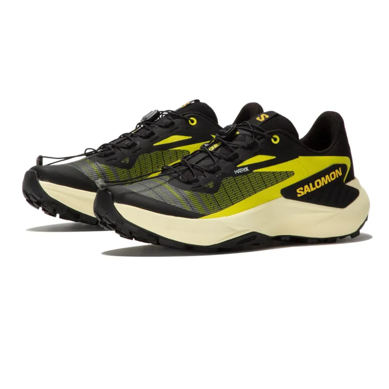 SALOMON GENESIS MENS BLACK/SULPHER/TYELLO SIZE 10