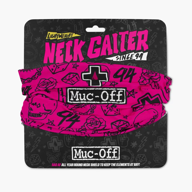 Muc-Off Lightweight Neck Gaiter Pink Punk --2