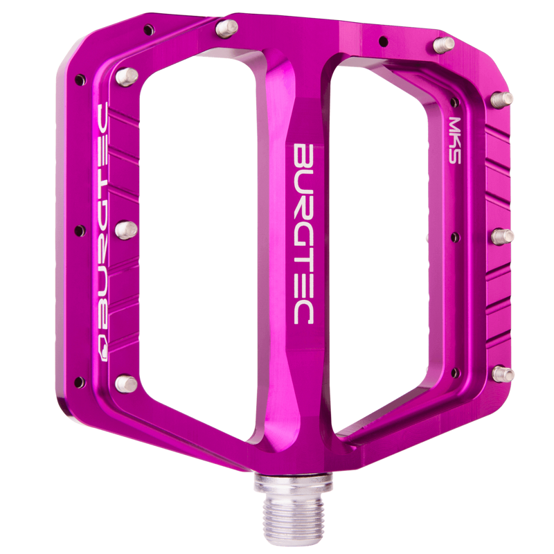 BURGTEC MK5 FLAT PEDALS PURPLE RAIN
