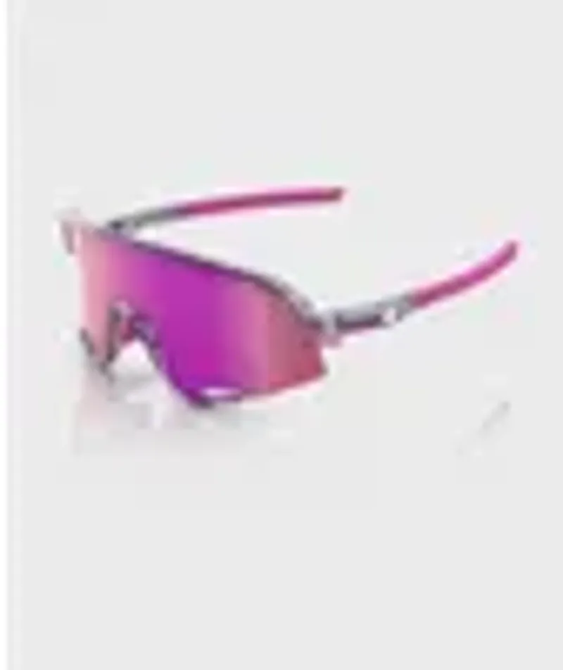 SLENDALE - POLISHED TRANSLUCENT GREY - PURPLE MULTILAYER MIRROR LENS