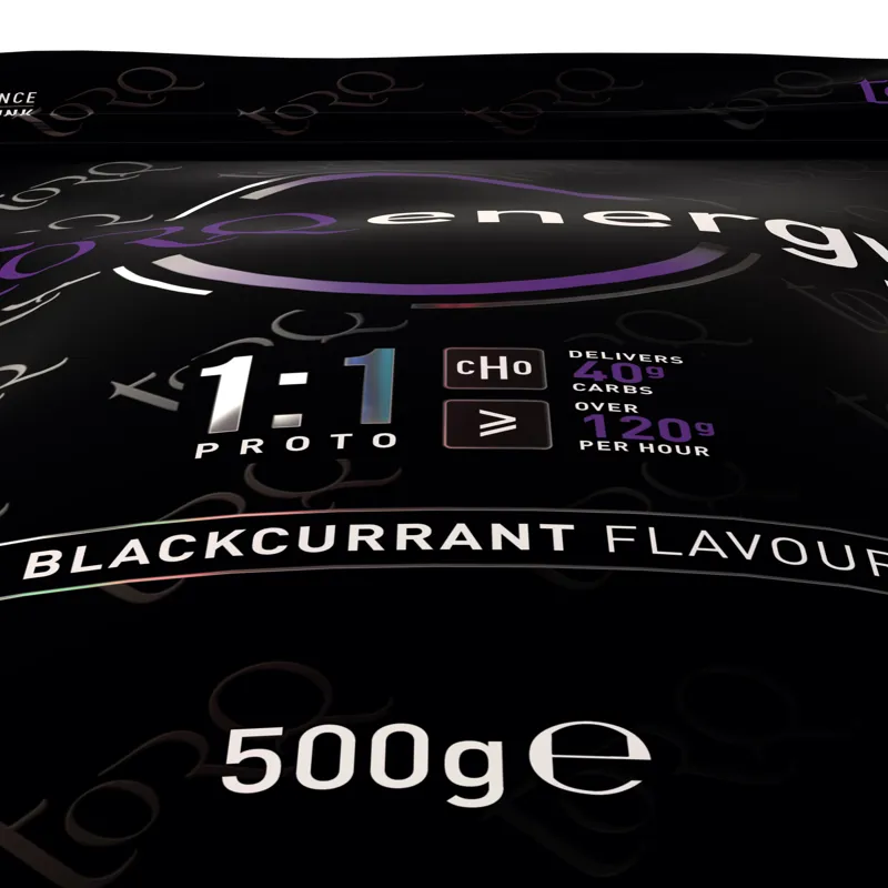 TORQ Proto 1:1 Energy Drink Pouch: BLACKCURRANT 500g-2
