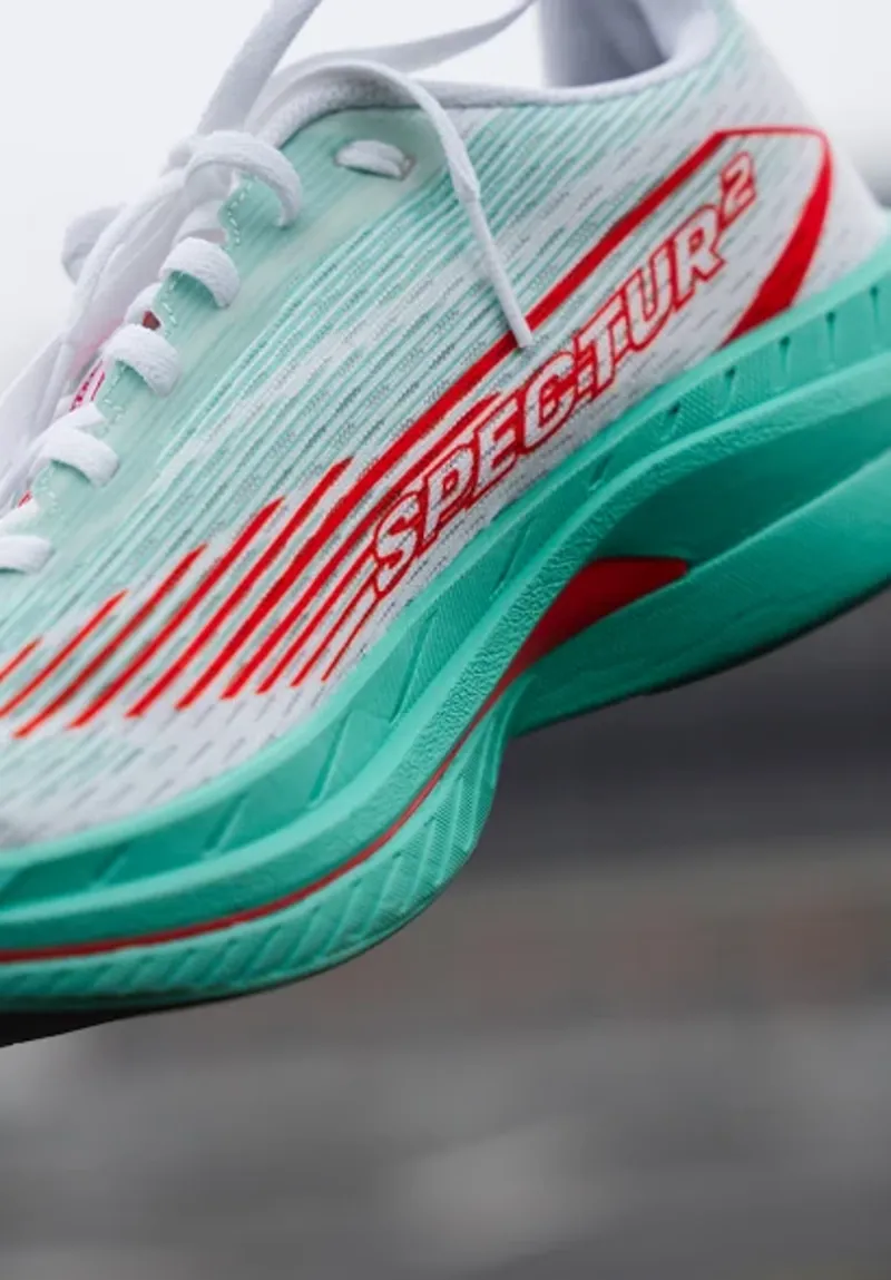 SALOMON SPECTUR 2 M SIZE 7.5 BAY/CHERRY TOMATO/ELECTRIC GREEN-4