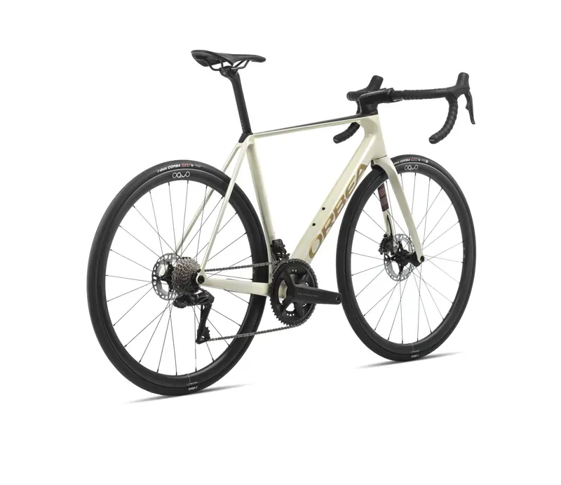 Orbea Orca M30i Road Bike In Ivory White-Burgundy/Vulcano-3