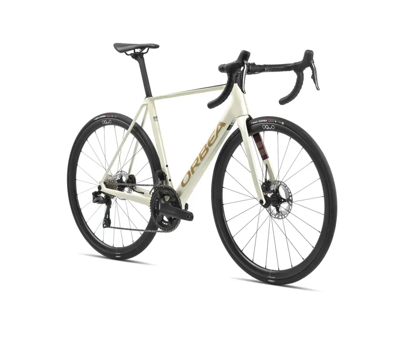 Orbea Orca M30i Road Bike In Ivory White-Burgundy/Vulcano-2