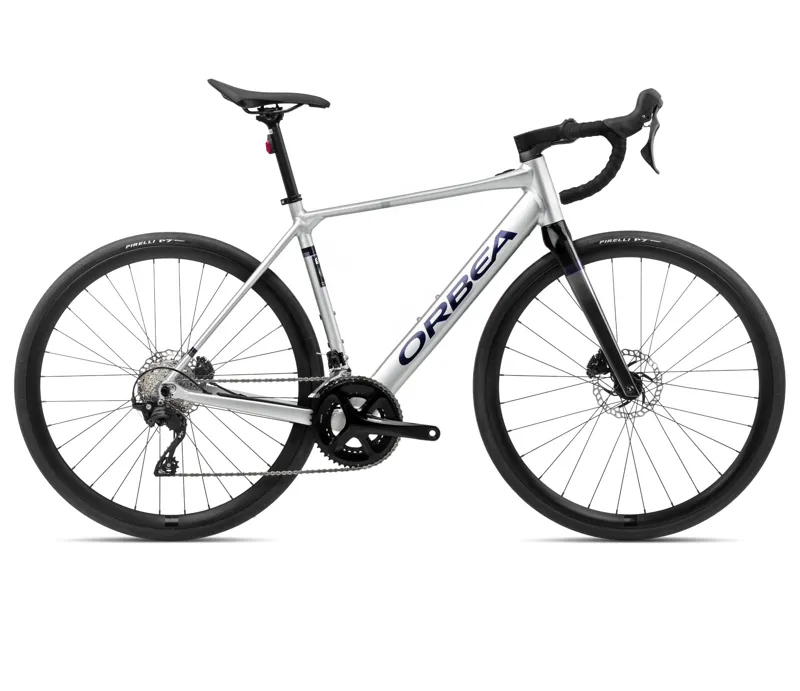 Orbea Gain D30 Electric Road Bike in Metallic Silver/Black