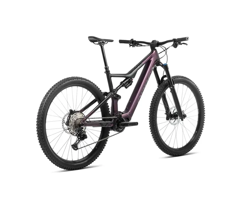 Orbea Rise H30 Mountain Bike in Metallic Mulberry/Black-2