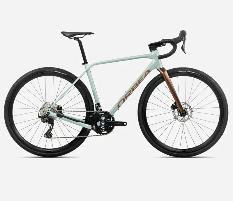Orbea Terra H30 Gravel Bike In Blue Stone Gloss/Copper Matt