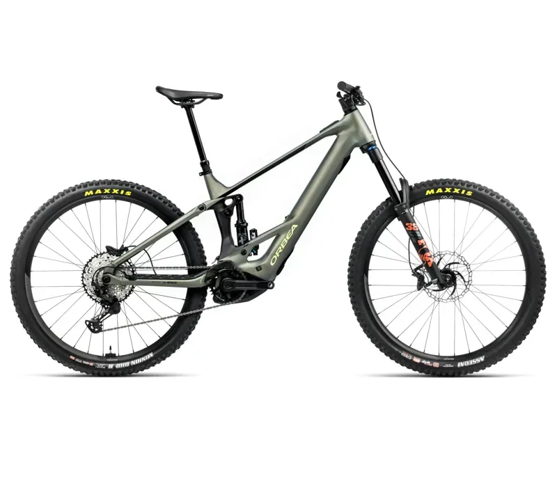 Orbea Wild H10 E-Mountain Bike In Spaceship Green/Black Matt