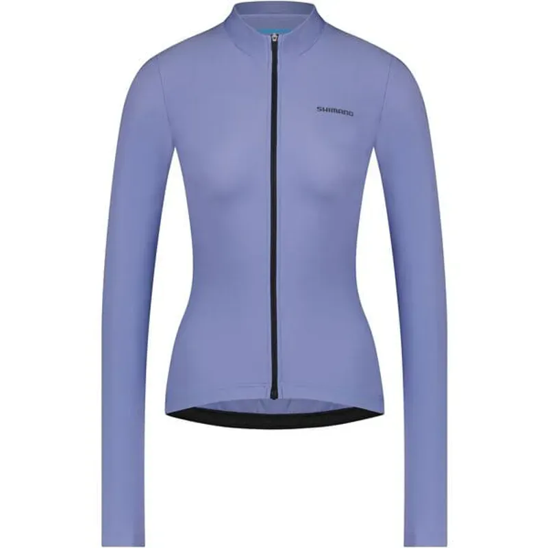 Shimano Element Long Sleeve Womens Jersey in Lilac-1