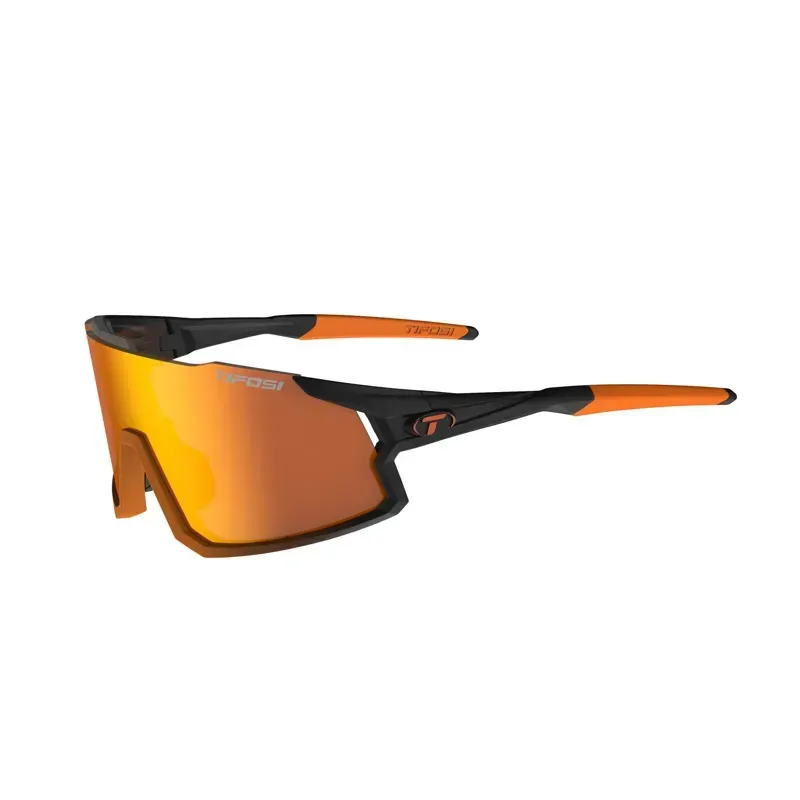 Tifosi Stash Interchangeable Lens Sunglasses In Black Orange