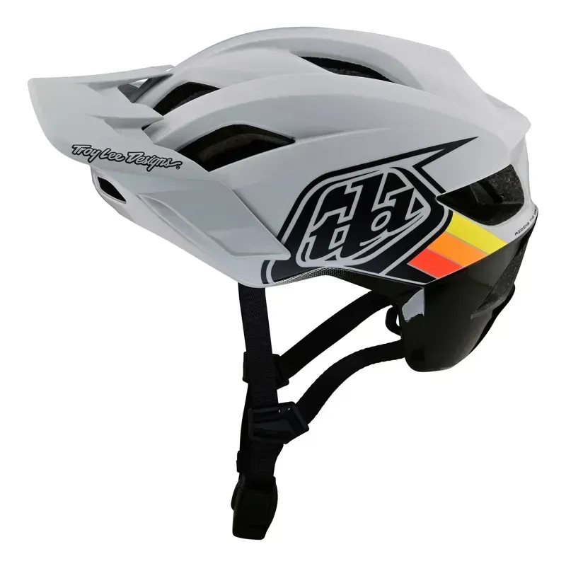 Troy Lee Designs Flowline SE MIPS Helmet in Badge Fog/Grey