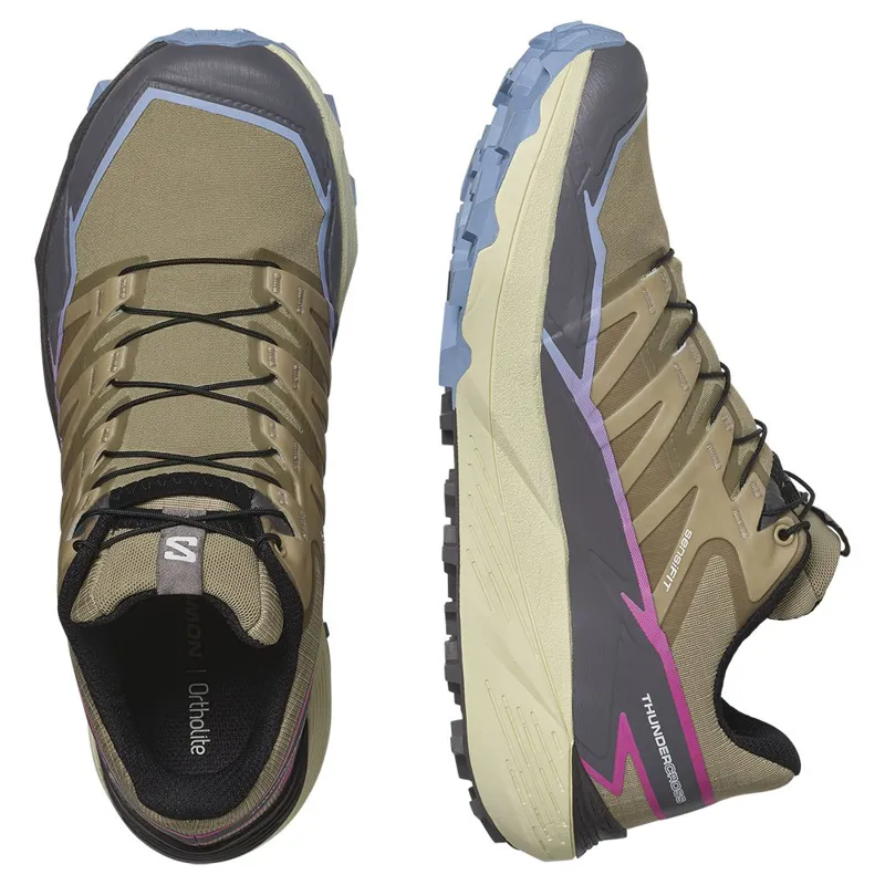 Salomon Thundercross W slate green/Plum kitten/Blue Heron Size 6-1