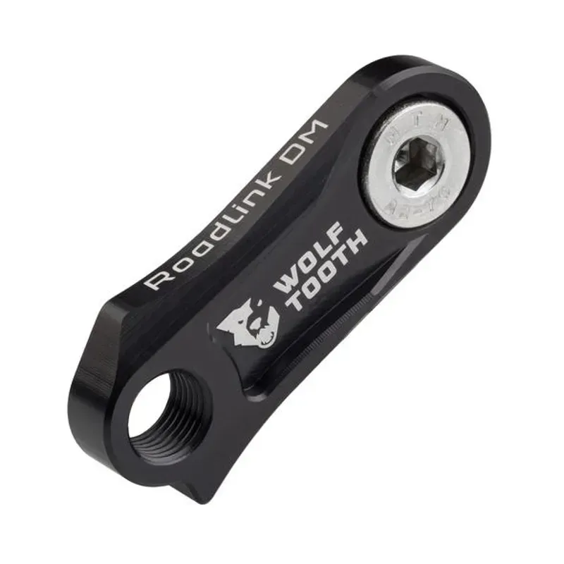 Wolf Tooth Roadlink DM Derailleur Hanger Extension in Black