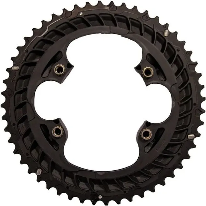 Shimano 105 Chainring FCR7100 12spd Outer 52T- NH Black 52 teeth-1