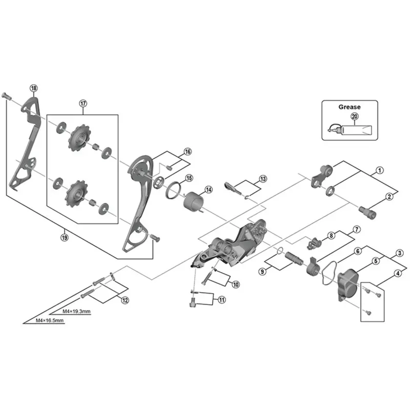 SPRE RDM6000 Pulley Set SGS Black/ Silver-1